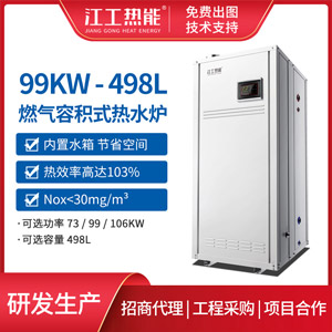 商用低氮冷凝燃气容积式热水炉